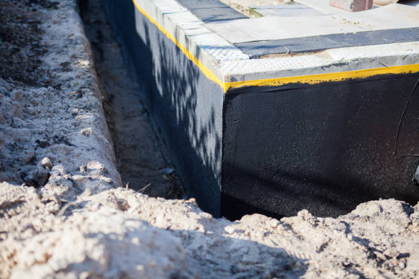 Crawl space vapor barrier installation in Albany, OH